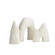 Isla Sculptures, Set of 3 in Ivory (314|ASC36)