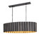 Allegra Five Light Linear Pendant in Gunmetal / Gold (16|39136GMGLD)