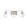 Geode Three Light Bath Vanity in Satin Nickel (16|21333CLSN)