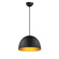 Tova One Light Pendant in Black / Gold (16|11484BKGLD)