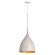 Fleur One Light Pendant in White/Gold (16|10912WTGLD)