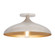 Fleur One Light Flush Mount in White/Gold (16|10910WTGLD)