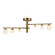 Cypress LED Semi-Flush Mount in Brushed Gold/Opal Glass (347|SF55525-BG/OP-UNV)