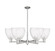 Arcadia Six Light Chandelier in Satin Nickel (405|716-6CR-SN-GBD-94)