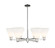 Arcadia Six Light Chandelier in Polished Nickel (405|716-6CR-PN-GBC-81)
