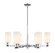 Arcadia Six Light Chandelier in Polished Chrome (405|716-6CR-PC-G801)