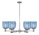 Arcadia Six Light Chandelier in Polished Chrome (405|716-6CR-PC-G558-6BL)