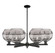 Arcadia Six Light Chandelier in Matte Black (405|716-6CR-BK-G556-10SM)