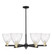 Arcadia Six Light Chandelier in Black Antique Brass (405|716-6CR-BAB-GBD-754)