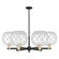 Arcadia Six Light Chandelier in Black Antique Brass (405|716-6CR-BAB-G122-10RW)