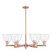 Arcadia Six Light Chandelier in Antique Copper (405|716-6CR-AC-GBD-752)