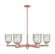 Arcadia Six Light Chandelier in Antique Copper (405|716-6CR-AC-G259)