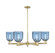 Arcadia Six Light Chandelier in Antique Brass (405|716-6CR-AB-G558-6BL)