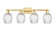 Arcadia Four Light Bath Vanity in Satin Gold (405|716-4W-SG-G292)