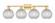 Arcadia Four Light Bath Vanity in Satin Gold (405|716-4W-SG-G122C-8CL)