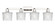 Arcadia Four Light Bath Vanity in Polished Nickel (405|716-4W-PN-G402)
