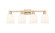 Arcadia Four Light Bath Vanity in Champagne Bronze (405|716-4W-CB-G558-6GWH)