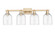 Arcadia Four Light Bath Vanity in Champagne Bronze (405|716-4W-CB-G558-6CL)