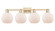 Arcadia Four Light Bath Vanity in Champagne Bronze (405|716-4W-CB-G121-8)