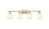 Arcadia Four Light Bath Vanity in Champagne Bronze (405|716-4W-CB-G1217-6WV)