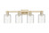 Arcadia Four Light Bath Vanity in Champagne Bronze (405|716-4W-CB-G1113)
