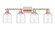 Arcadia Four Light Bath Vanity in Antique Copper (405|716-4W-AC-G558-6CL)