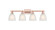 Arcadia Four Light Bath Vanity in Antique Copper (405|716-4W-AC-G381)