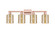 Arcadia Four Light Bath Vanity in Antique Copper (405|716-4W-AC-G116)