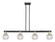 Arcadia Four Light Island Pendant in Black Antique Brass (405|716-4I-BAB-G122C-6CL)