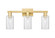 Arcadia Three Light Bath Vanity in Satin Gold (405|716-3W-SG-G804)