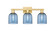 Arcadia Three Light Bath Vanity in Satin Gold (405|716-3W-SG-G558-6BL)