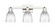 Arcadia Three Light Bath Vanity in Polished Nickel (405|716-3W-PN-G442)