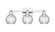 Arcadia Three Light Bath Vanity in Polished Nickel (405|716-3W-PN-G1215-6)