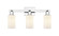 Arcadia Three Light Bath Vanity in Polished Chrome (405|716-3W-PC-G801)