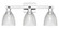 Arcadia Three Light Bath Vanity in Polished Chrome (405|716-3W-PC-G382)