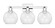 Arcadia Three Light Bath Vanity in Polished Chrome (405|716-3W-PC-G122-8)
