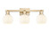 Arcadia Three Light Bath Vanity in Champagne Bronze (405|716-3W-CB-G1217-6WV)
