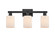 Arcadia Three Light Bath Vanity in Matte Black (405|716-3W-BK-G341)