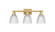 Arcadia Three Light Bath Vanity in Brushed Brass (405|716-3W-BB-G382)