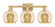 Arcadia Three Light Bath Vanity in Brushed Brass (405|716-3W-BB-G128-8)