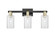 Arcadia Three Light Bath Vanity in Black Antique Brass (405|716-3W-BAB-G804)