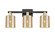 Arcadia Three Light Bath Vanity in Black Antique Brass (405|716-3W-BAB-G116)