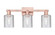 Arcadia Three Light Bath Vanity in Antique Copper (405|716-3W-AC-G112)