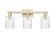 Arcadia Three Light Bath Vanity in Antique Brass (405|716-3W-AB-G342)