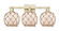 Arcadia Three Light Bath Vanity in Antique Brass (405|716-3W-AB-G121-8RB)