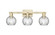 Arcadia Three Light Bath Vanity in Antique Brass (405|716-3W-AB-G1215-6)
