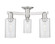 Arcadia Three Light Semi-Flush Mount in Brushed Satin Nickel (405|716-3F-SN-G804)