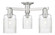 Arcadia Three Light Semi-Flush Mount in Brushed Satin Nickel (405|716-3F-SN-G342)