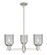 Arcadia Three Light Pendant in Satin Nickel (405|716-3CR-SN-G257)