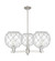 Arcadia Three Light Pendant in Satin Nickel (405|716-3CR-SN-G122-10RW)